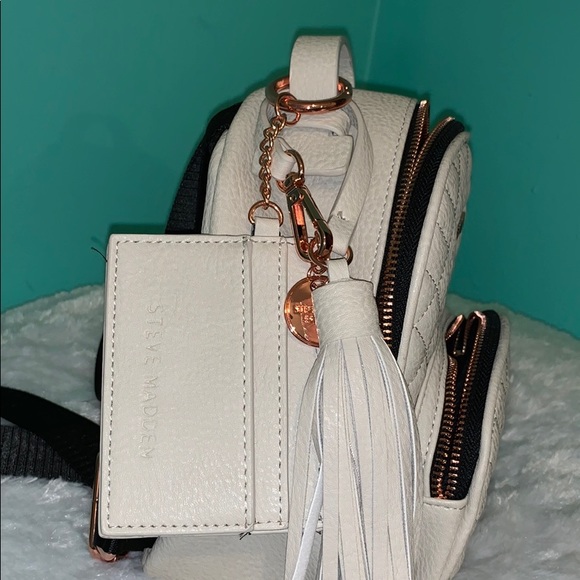 Steve Madden Beige Mini Backbag - Picture 2 of 5